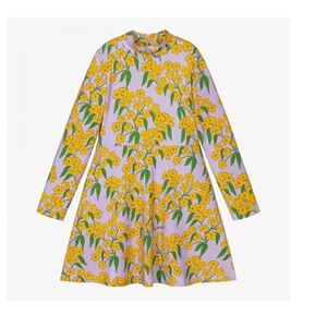 MINI RODINI DRESS SIZE 6-7 YEARS GIRLS Alpine Flowers